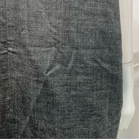 Luca Venturini Italy Women’s Gray Wool Vintage Midi Boxy Shift Dress Lagenlook - Picture 6 of 7